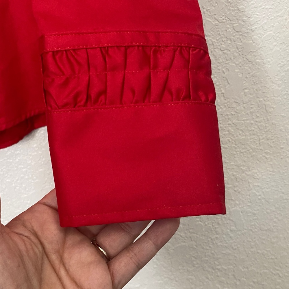 Alex Marie red  Ruffled Blouse - Picture 6 of 6